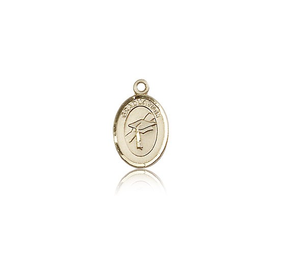 Graduation Medal, 14 Karat Gold - 14 KT Yellow Gold