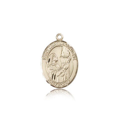 St. Mary Magdalene Medal, 14 Karat Gold, Medium - 14 KT Yellow Gold