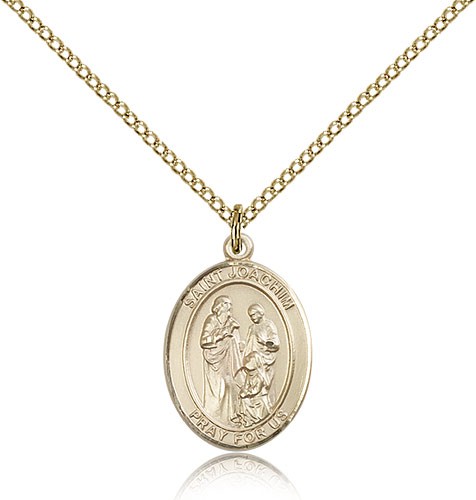 St. Joachim Medal, Gold Filled, Medium - Gold-tone