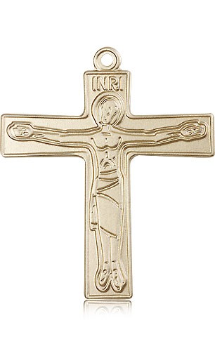 Cursillio Cross Pendant, 14 Karat Gold - 14 KT Yellow Gold