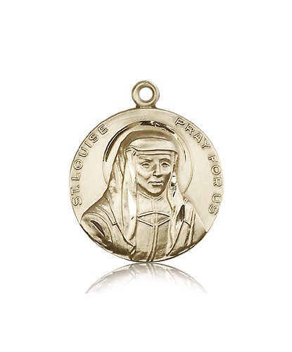 St. Louise Medal, 14 Karat Gold - 14 KT Yellow Gold