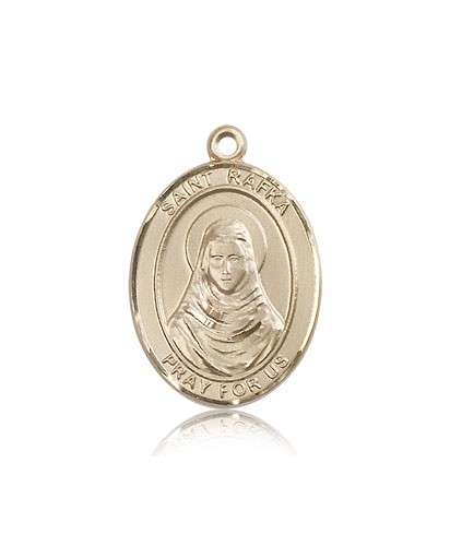 St. Rafta Medal, 14 Karat Gold, Large - 14 KT Yellow Gold