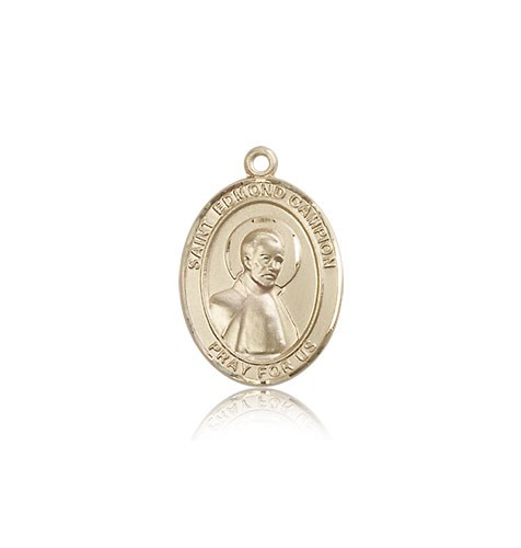 St. Edmund Campion Medal, 14 Karat Gold, Medium - 14 KT Yellow Gold