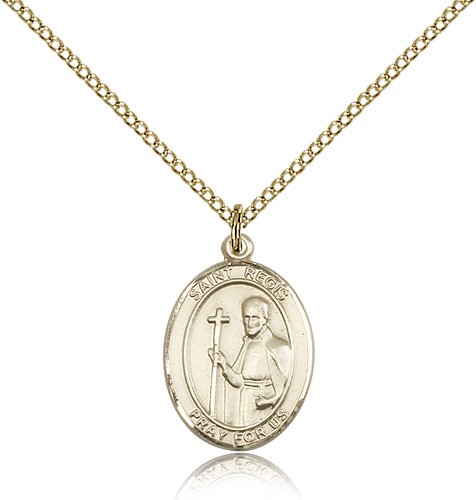 St. Regis Medal, Gold Filled, Medium - Gold-tone