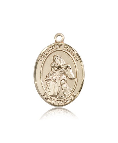 St. Isaiah Medal, 14 Karat Gold, Large - 14 KT Yellow Gold