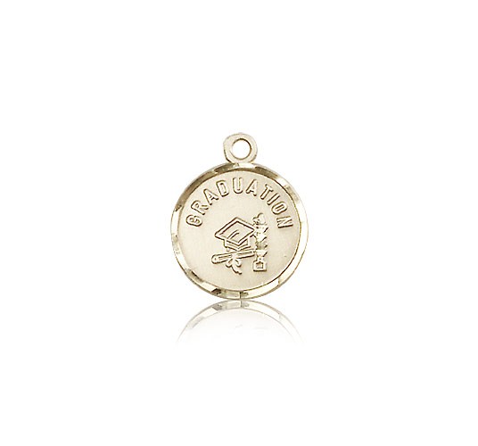 Graduation Medal, 14 Karat Gold - 14 KT Yellow Gold