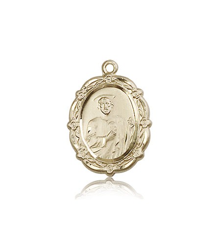 St. Jude Medal, 14 Karat Gold - 14 KT Yellow Gold