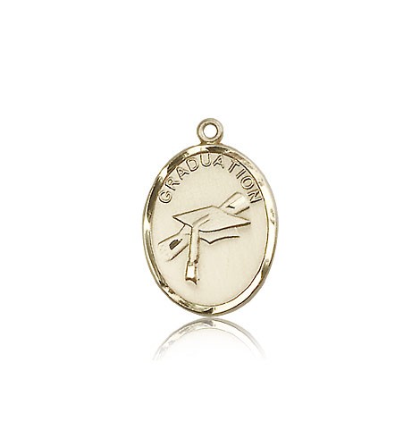 Graduation Medal, 14 Karat Gold - 14 KT Yellow Gold