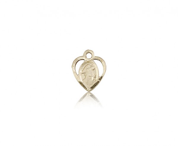 Guardian Angel Medal, 14 Karat Gold - 14 KT Yellow Gold