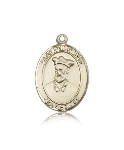 St. Philip Neri Medal, 14 Karat Gold, Large - 14 KT Yellow Gold