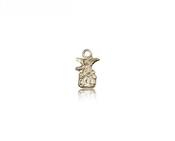 Littlest Angel Medal, 14 Karat Gold - 14 KT Yellow Gold