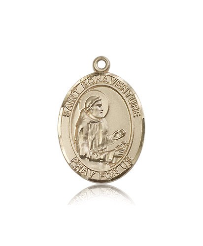 St. Bonaventure Medal, 14 Karat Gold, Large - 14 KT Yellow Gold