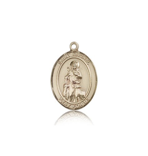 St. Rachel Medal, 14 Karat Gold, Medium - 14 KT Yellow Gold