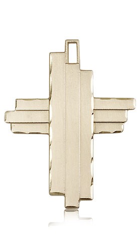 Cross Pendant, 14 Karat Gold - 14 KT Yellow Gold