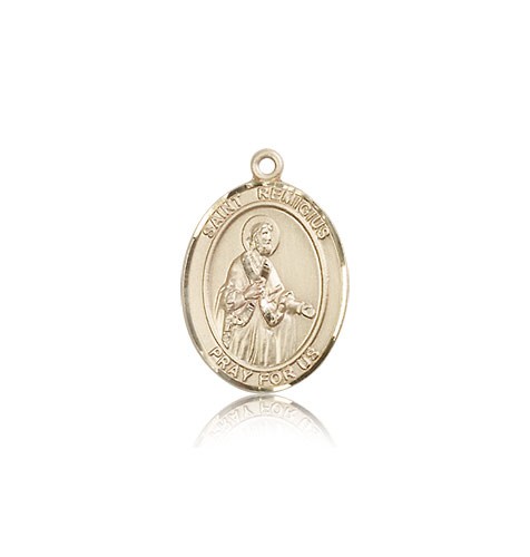 St. Remigius of Reims Medal, 14 Karat Gold, Medium - 14 KT Yellow Gold
