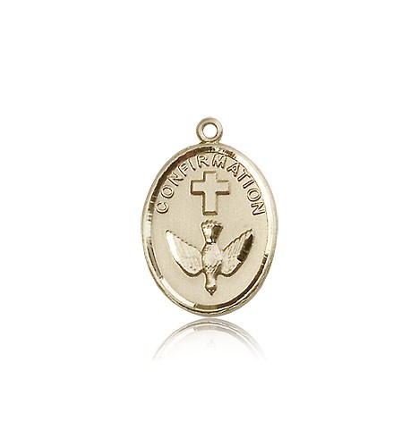 Confirmation Medal, 14 Karat Gold - 14 KT Yellow Gold