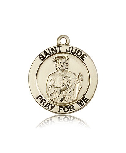 St. Jude Medal, 14 Karat Gold - 14 KT Yellow Gold