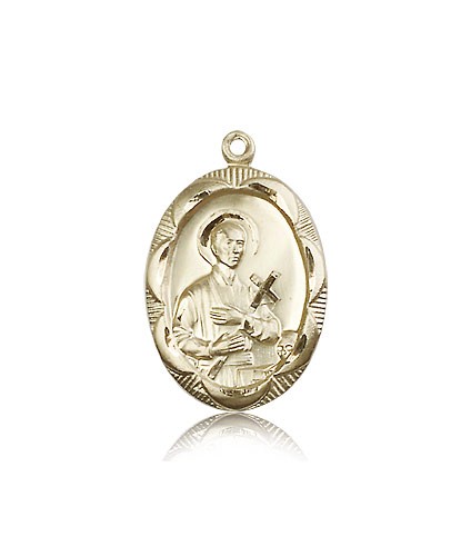 St. Gerard Medal, 14 Karat Gold - 14 KT Yellow Gold