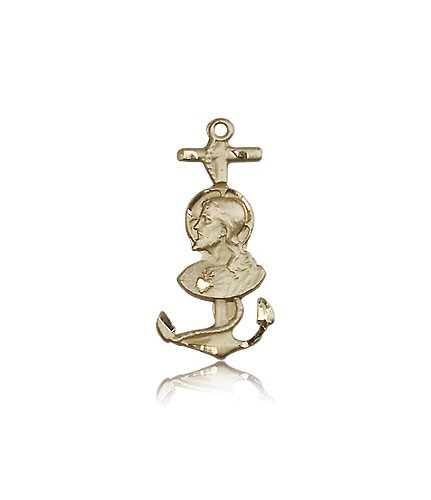 St. Christopher Medal, 14 Karat Gold - 14 KT Yellow Gold