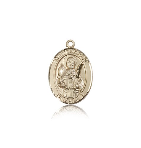 St. Raymond Nonnatus Medal, 14 Karat Gold, Medium - 14 KT Yellow Gold