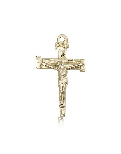 Nail Crucifix Pendant, 14 Karat Gold - 14 KT Yellow Gold