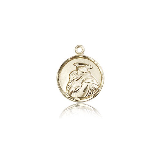 St. Anthony Medal, 14 Karat Gold - 14 KT Yellow Gold