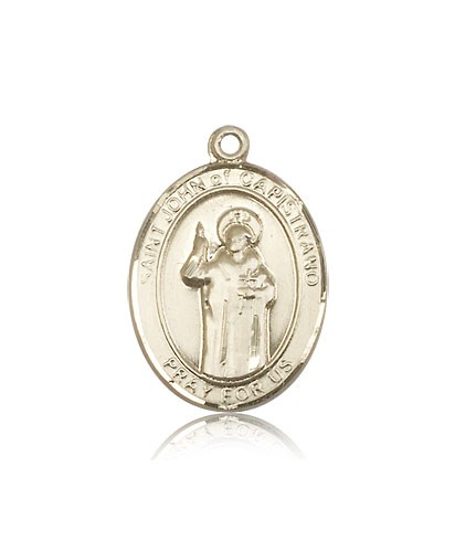 St. John of Capistrano Medal, 14 Karat Gold, Large - 14 KT Yellow Gold