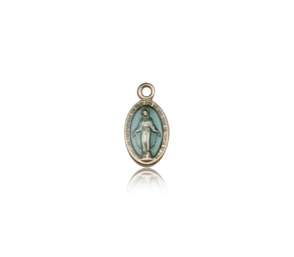 Miraculous Medal, 14 Karat Gold - 14 KT Yellow Gold