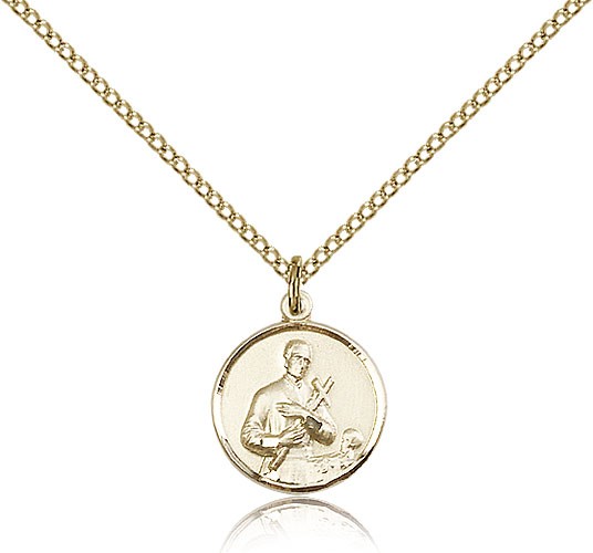 St. Gerard Medal, Gold Filled - Gold-tone