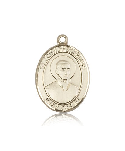 St. John Berchmans Medal, 14 Karat Gold, Large - 14 KT Yellow Gold