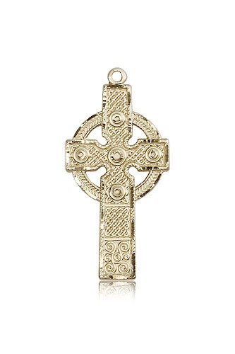 Kilklispeen Cross Pendant, 14 Karat Gold - 14 KT Yellow Gold