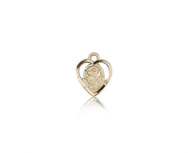 St. Christopher Medal, 14 Karat Gold - 14 KT Yellow Gold