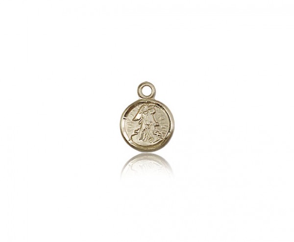 Guardian Angel Medal, 14 Karat Gold - 14 KT Yellow Gold