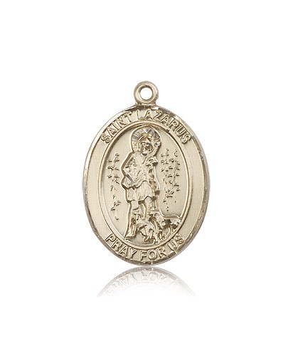 St. Lazarus Medal, 14 Karat Gold, Large - 14 KT Yellow Gold