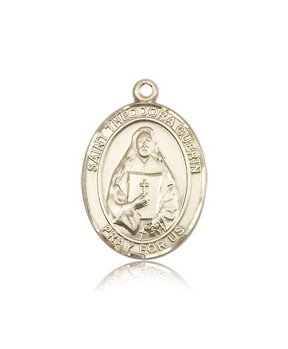 St. Theodore Guerin Medal, 14 Karat Gold, Large - 14 KT Yellow Gold
