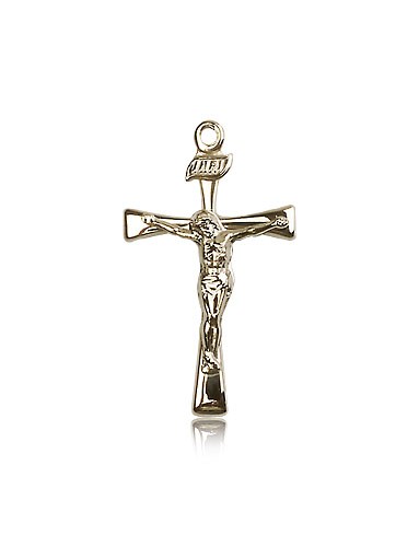 Maltese Crucifix Pendant, 14 Karat Gold - 14 KT Yellow Gold