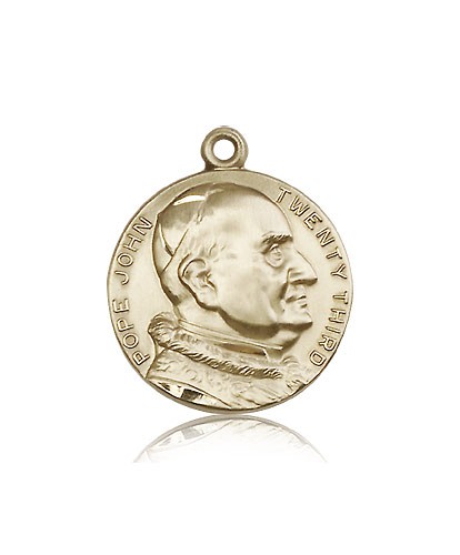 St. Pope John Xxii Medal, 14 Karat Gold - 14 KT Yellow Gold