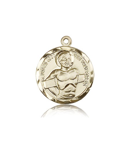 Dismas Medal, 14 Karat Gold - 14 KT Yellow Gold