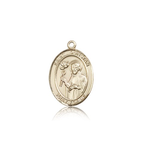 St. Dunstan Medal, 14 Karat Gold, Medium - 14 KT Yellow Gold