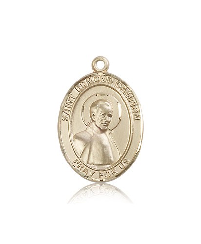 St. Edmund Campion Medal, 14 Karat Gold, Large - 14 KT Yellow Gold