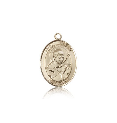 St. Robert Bellarmine Medal, 14 Karat Gold, Medium - 14 KT Yellow Gold