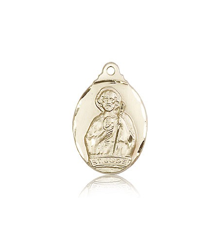 St. Jude Medal, 14 Karat Gold - 14 KT Yellow Gold