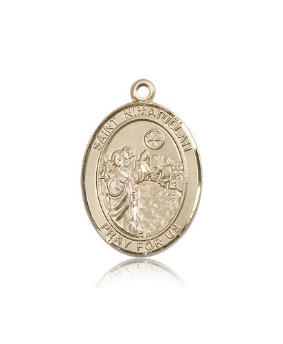 St. Nimatullah Medal, 14 Karat Gold, Large - 14 KT Yellow Gold