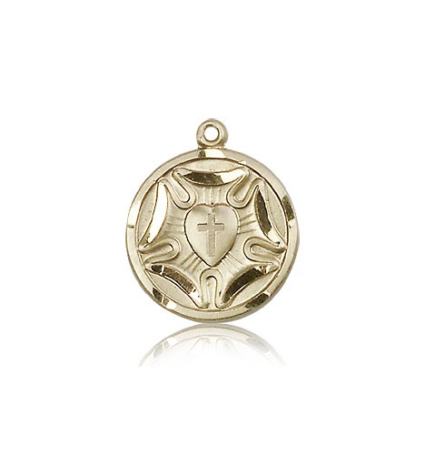 Lutheran Medal, 14 Karat Gold - 14 KT Yellow Gold