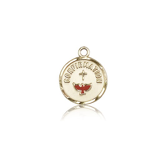 Confirmation Medal, 14 Karat Gold - 14 KT Yellow Gold