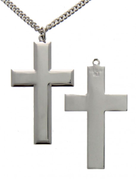 Cross Pendant, Sterling Silver - Sterling Silver