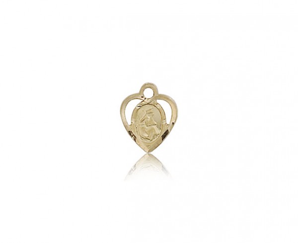 Our Lady of La Salette Medal, 14 Karat Gold - 14 KT Yellow Gold