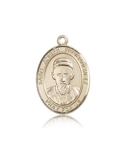 St. Joseph Freinademetz Medal, 14 Karat Gold, Large - 14 KT Yellow Gold