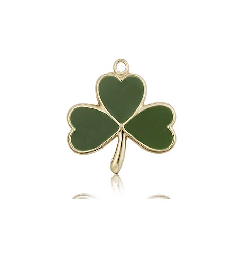 Shamrock Medal, 14 Karat Gold - 14 KT Yellow Gold