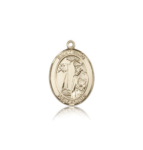 St. Elmo Medal, 14 Karat Gold, Medium - 14 KT Yellow Gold